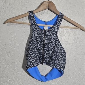 NWT Tavik Swimwear Reversible Keyhole Bikini Top